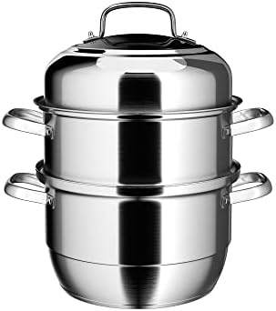 VENTION 34cm 3 Tier Steamer Pot for Dumplings and Buns