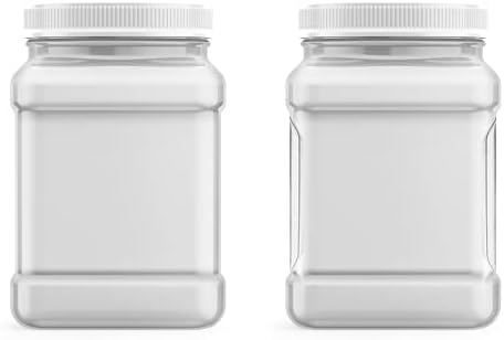 Cozy Mountain West 12-Pack Storage Jar - Pantry Essentials Clear with Handle