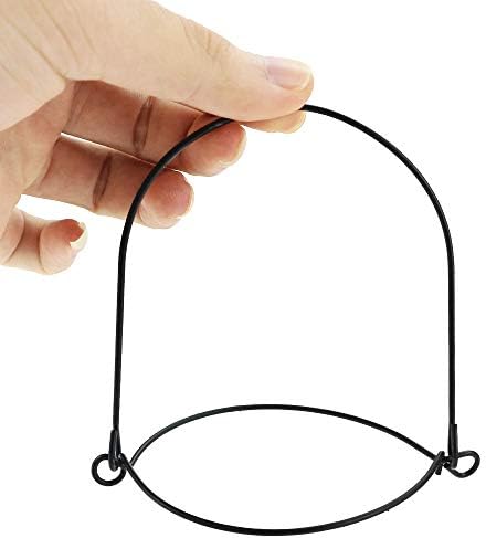 Bignc 12 Pack Black Stainless Steel Wire Handles for Canning Jars 1