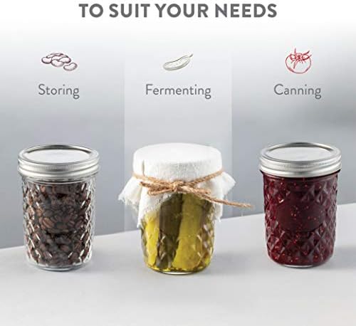 Sturdy Mason Jars for Pickling