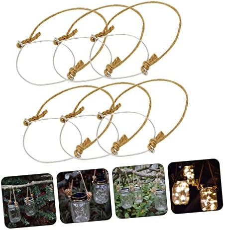 BESTOYARD 2 Set Mason Jar Hangers