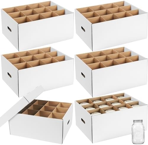 6-Piece Mason Jar Storage Box