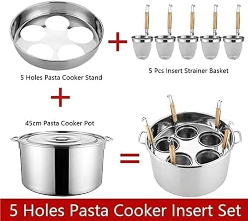 5-in-1 Stainless Steel Pasta Cooker