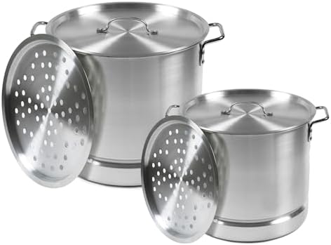 IMUSA Aluminum Steamer Set