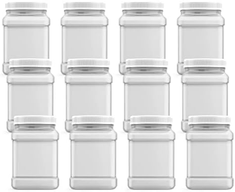Cozy Mountain West 12-Pack Storage Jar - Pantry Essentials Clear with Handle