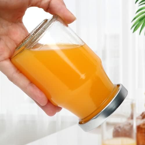 Accguan 6oz Glass Milk Bottles for Hiking Travel Special Gifting 36-Pack