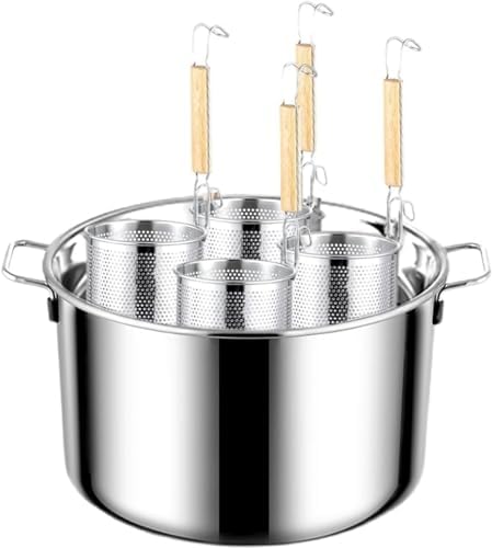 Stainless Steel 345 Holes Multipurpose Nonstick Pasta Strainer Set