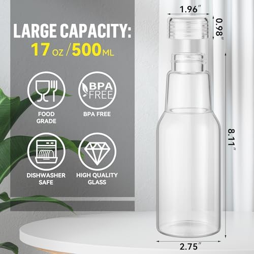 Perfect Size Glass Jars for Beverages Food Storage