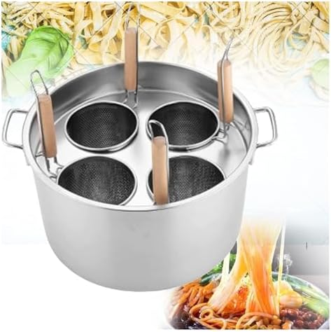 AttreX Stainless Steel Pasta Cooker Set - Perfect for Tracking Pasta Holes