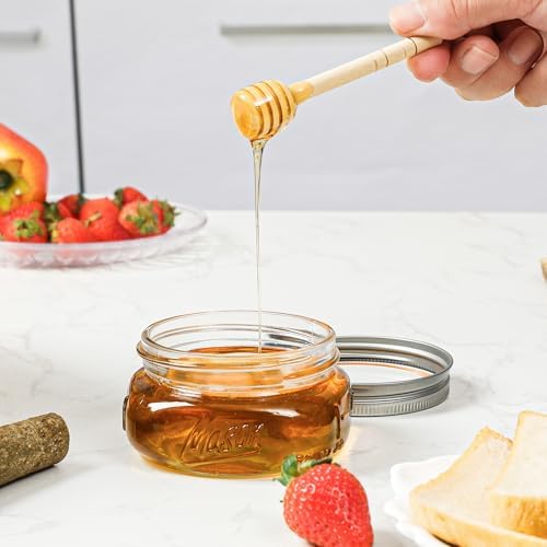 24Pack Mason Jars 8oz - Wide Mouth Mason Jars