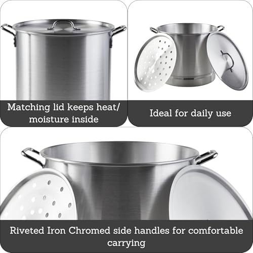 IMUSA Aluminum Steamer Set