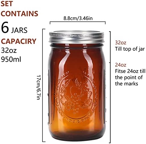 Elegant Glass Mason Jars Perfect for Preservation