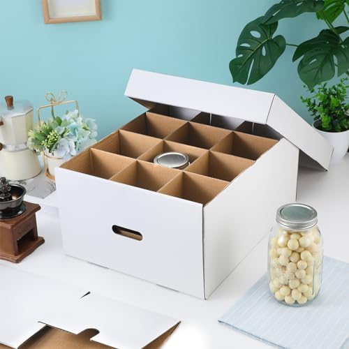6-Piece Mason Jar Storage Box