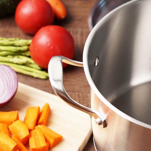 Sturdy Matte-Finish 35QT Stock Pot