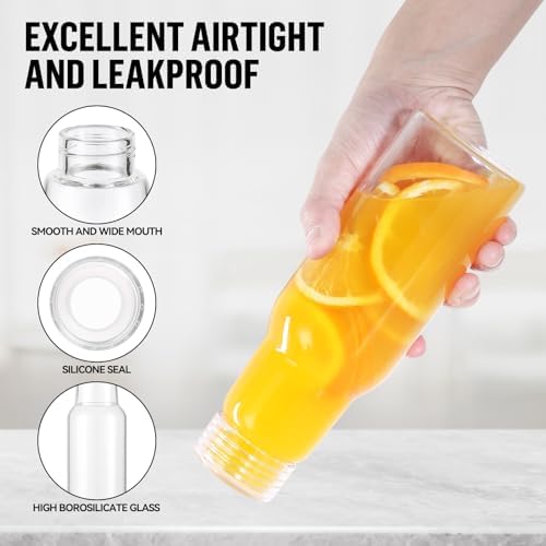 Perfect Size Glass Jars for Beverages Food Storage