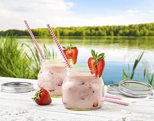 12-Piece Glass Mason Jars Set