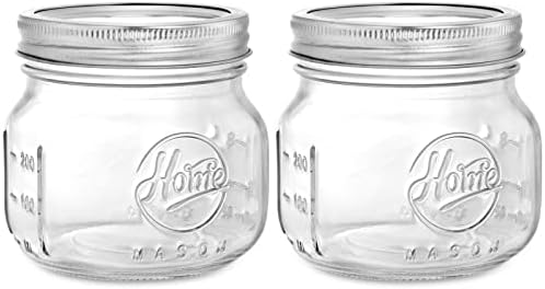 12-Piece Glass Mason Jars Set