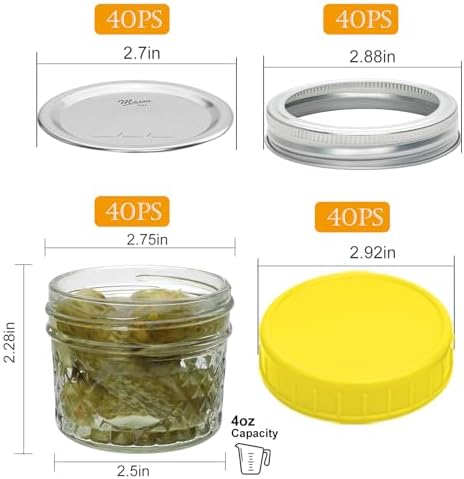 40-Piece Mason Jar Set