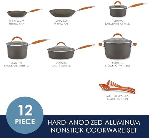 Rachael Ray Hard Anodized Cookware Set