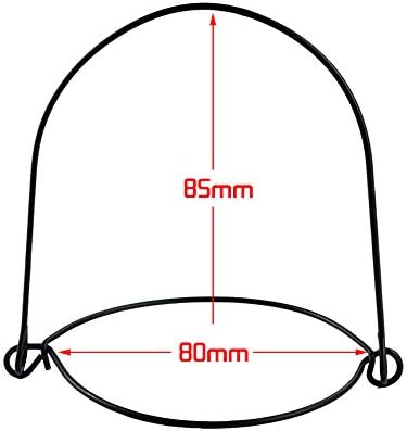 Bignc 12 Pack Black Stainless Steel Wire Handles for Canning Jars 1