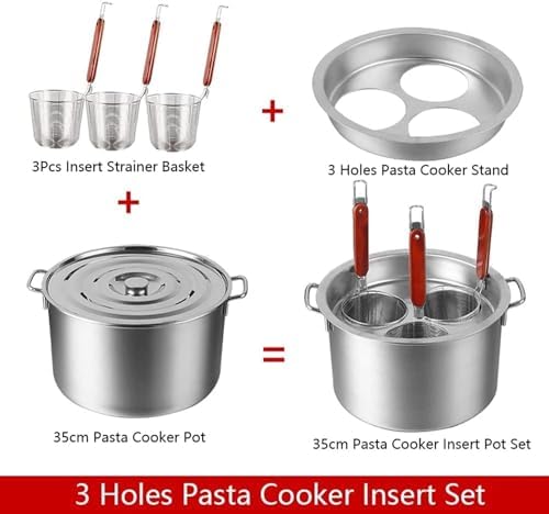 Stainless Steel Pasta Pot Set for Cooking
