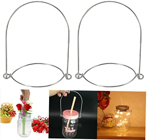Eco-Friendly Mason Jar Wire Hanger for Home Outdoor Use