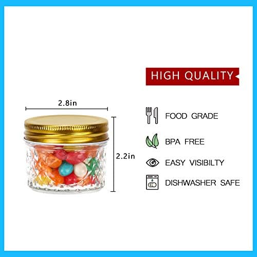 40-Piece Glass Mason Jars Set