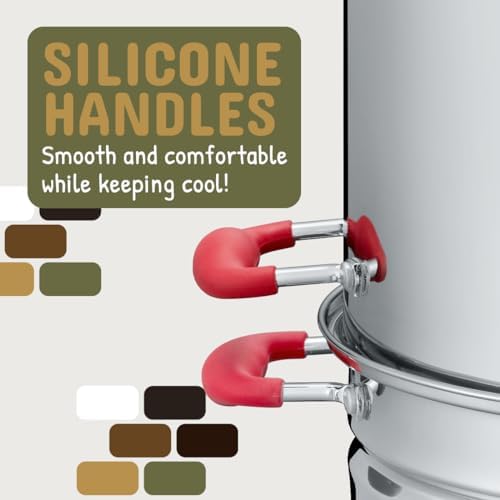 Perfect 20 Quart Stainless Steel Turbo Canner Steamer Set for Home Use