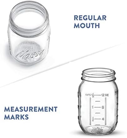 Paksh Novelty Mason Jars 6-Pack 16 oz - Preserve and Style Your Tables