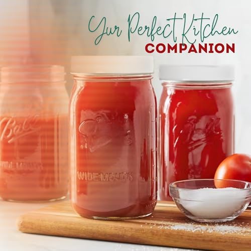 Durable Mason Jars for Canning Fermenting More