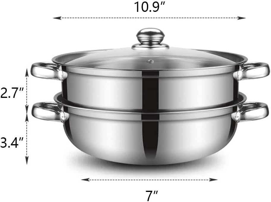 Sturdy Steam Pot for 4Quart Kitchen Use