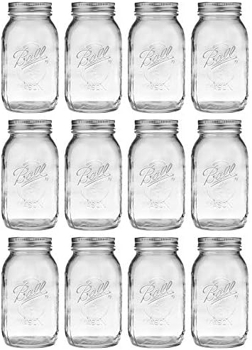 Ball 12-Piece Quart Canning Jars 32oz