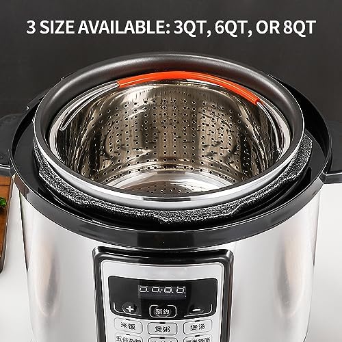 Skingwa 3Qt Stainless Steel Steamer Basket for Instant Pot