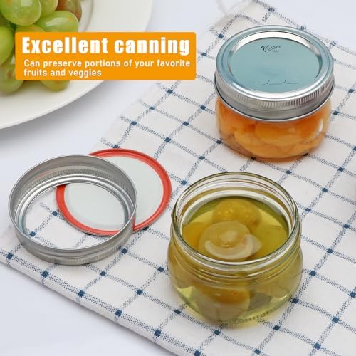 Sturdy Mason Jars with Glass lids