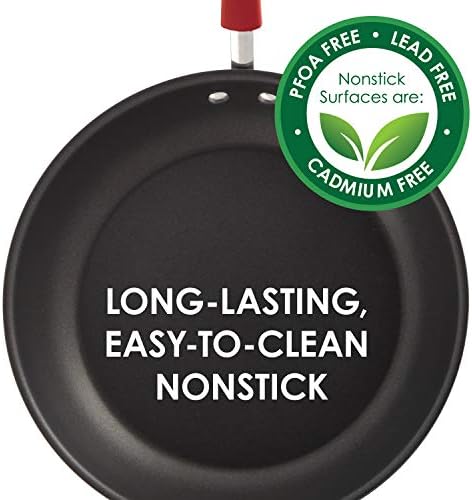 Rachael Ray 12-Piece Brights Nonstick Cookware Set