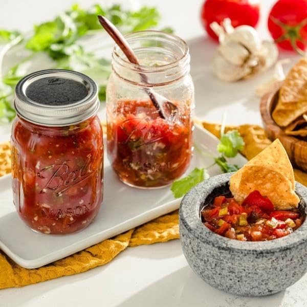 Ball Regular Mouth Glass Mason Jars Pint Sizes Pack of 24