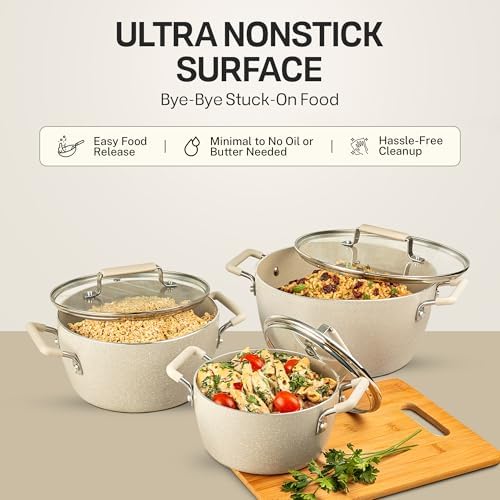 Granitestone Non Stick Pots Set