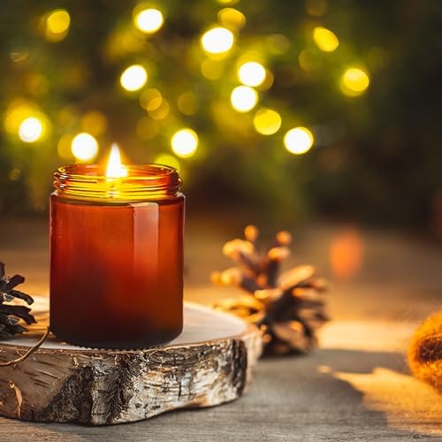 12-Piece Glass Jars for Making Candles