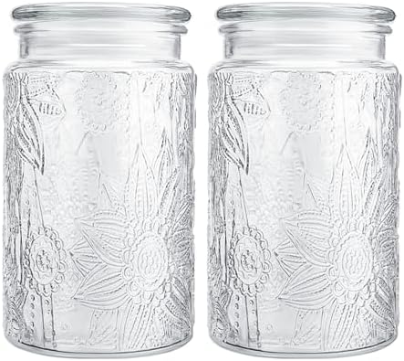 Adorable 32oz Mason Jars x2 Perfect for Storage Gifting