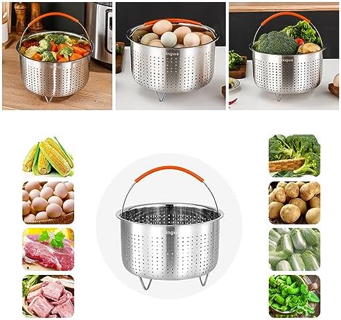 Skingwa 3Qt Stainless Steel Steamer Basket for Instant Pot