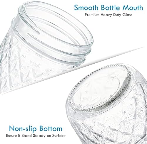 Yeboda 12-Piece Mason Jars Set