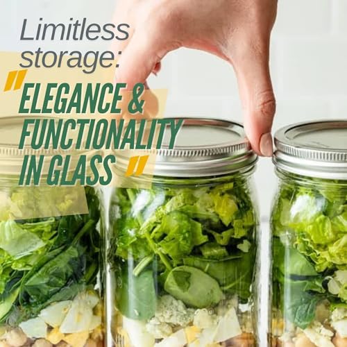 Durable Mason Jars for Canning Fermenting More