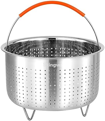 Skingwa 3Qt Stainless Steel Steamer Basket for Instant Pot