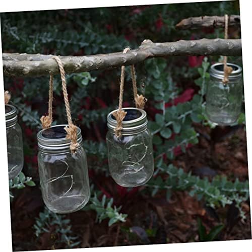 PRETYZOOM 2sets Canning Jar Handles with Rope and Wire