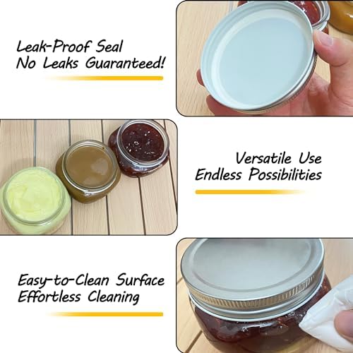 CHG Shine Wide Mouth Mason Jar 8oz