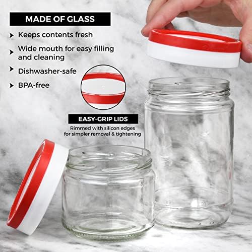 Tribello Airtight 14oz Mason Jars 4-Pack