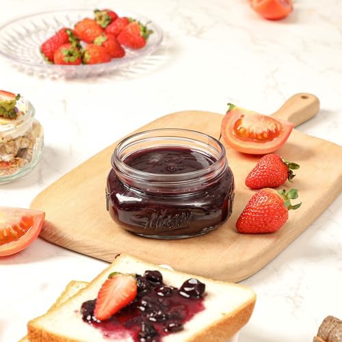 24Pack Mason Jars 8oz - Wide Mouth Mason Jars