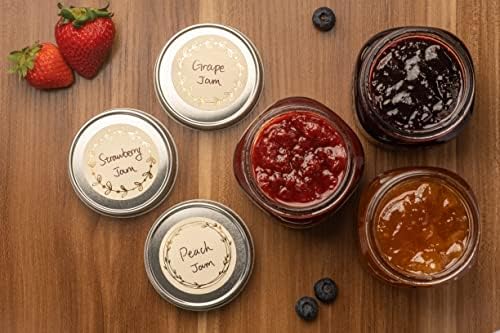 Monest Waterproof Jar Labels for Home Use