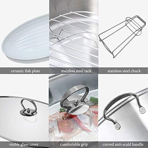 8 Qt Stainless Steel Fish Seafood Steamer
