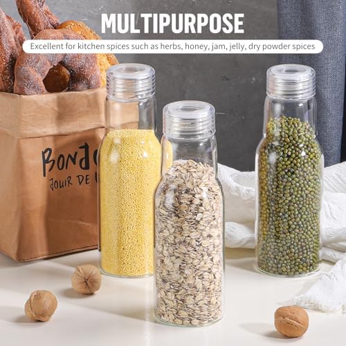 Perfect Size Glass Jars for Beverages Food Storage